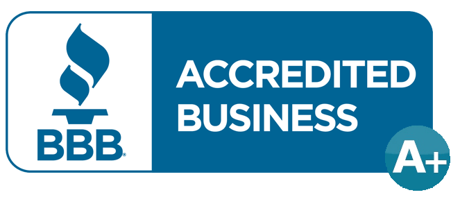 BBB Accredited Business with an A+ rating